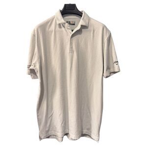 Callaway‎ white with stripes xl golf shirt